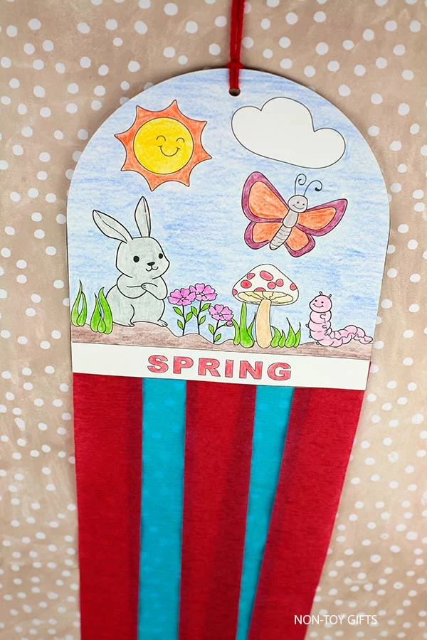 Spring decoration craft printable for the classroom