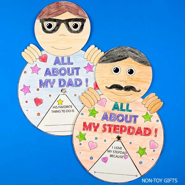 Simple Father's Day all about my dad printable
