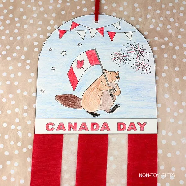 Canada Day decoration craft preschool