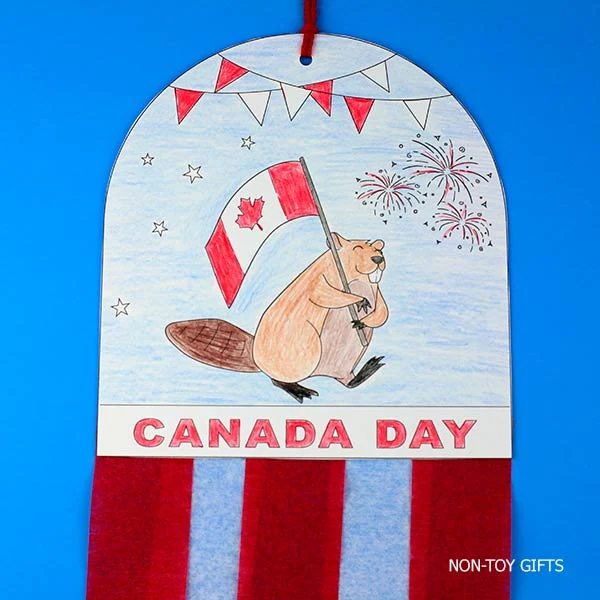 Canada Day coloring decoration printable