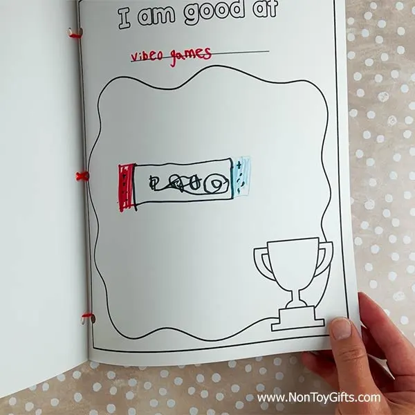 All about me printable book for kids - I am good at page