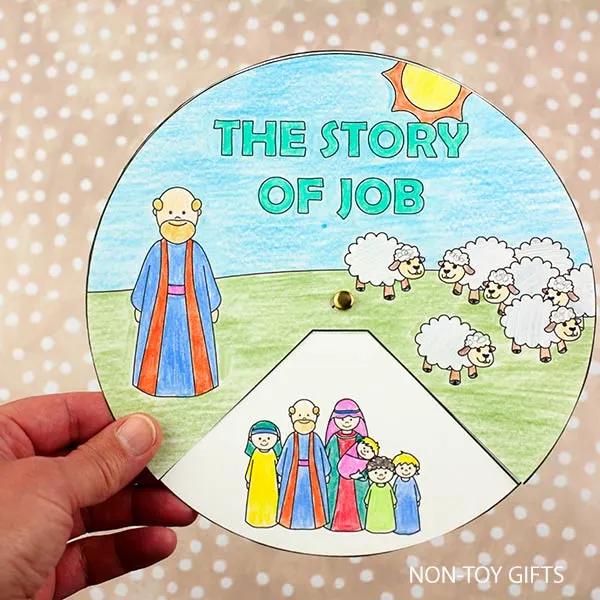 Job bible craft for kids