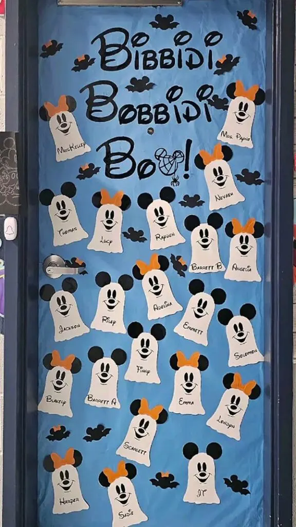 Halloween Mickey Mouse Door