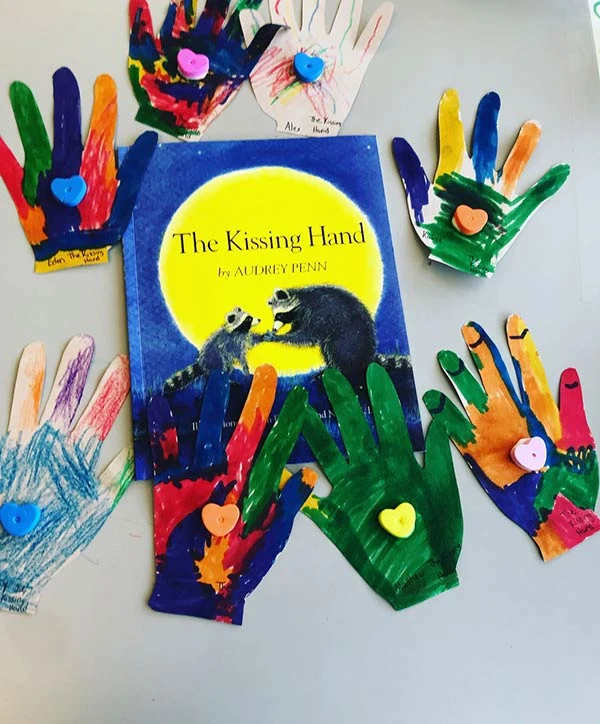 handprint Kissing hand