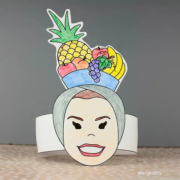 Classroom activity for Women&rsquo;s History Month &ndash; Carmen Miranda paper hat template