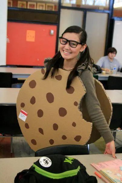 Chocolate cookie Halloween costume