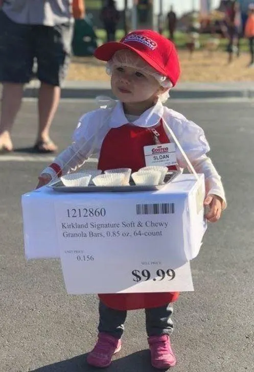 Costco sampler Halloween costume