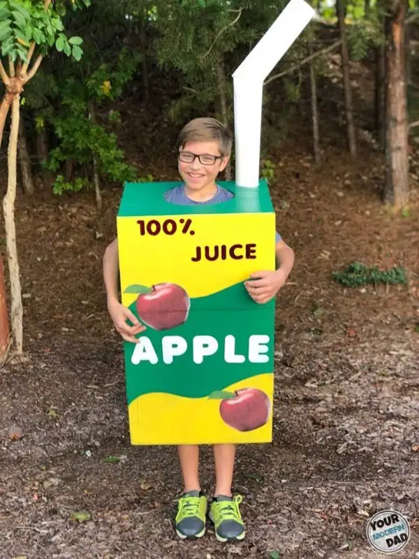 Juice box Halloween costume