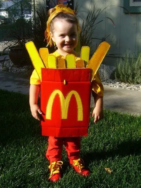 McDonals fries Halloween costume