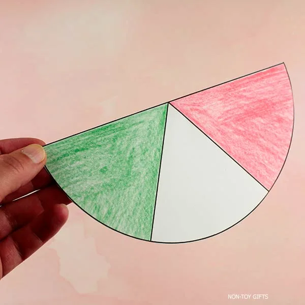 fold circle in half