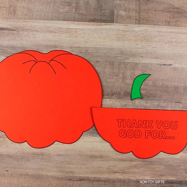 cut out the pumpkin patterns
