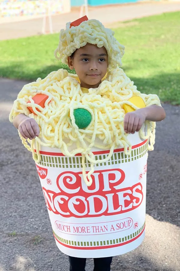 Cup Noodles Halloween costume