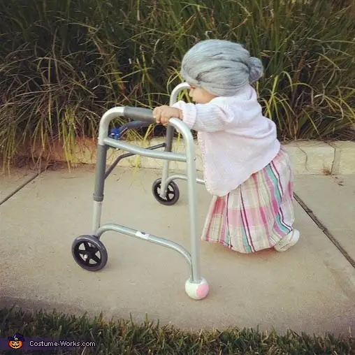 Little old lady Halloween costume