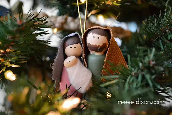 Mary and Joseph ornament