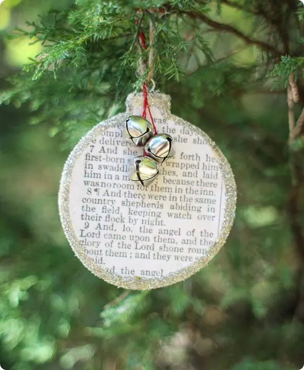 DIY Birth of Jesus ornament