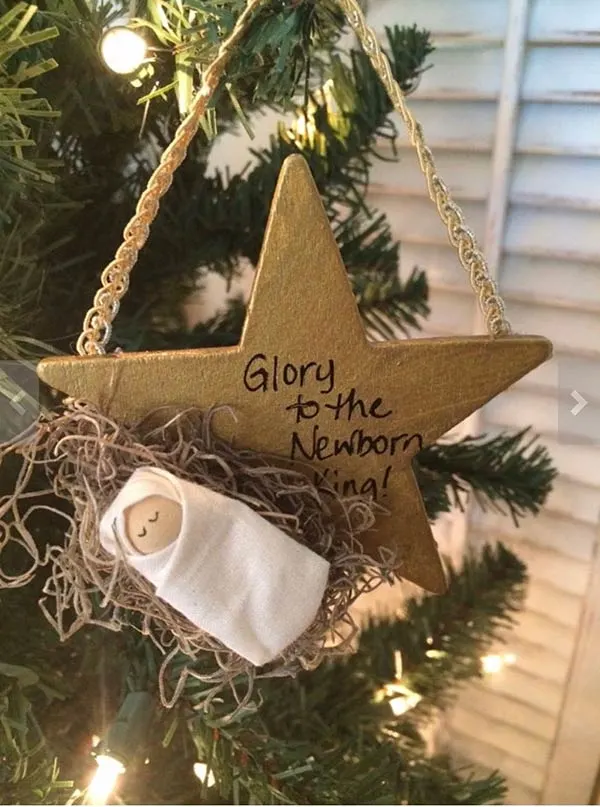 Glory to the Newborn ornament