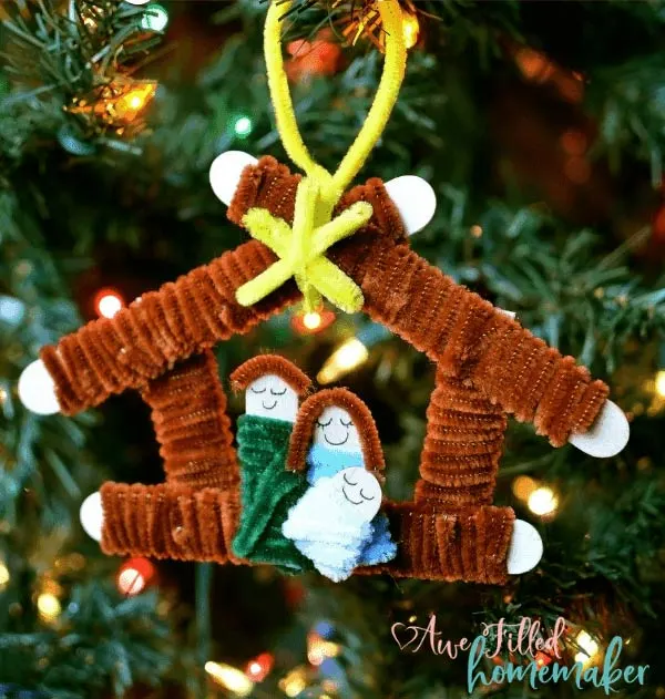 Nativity scene ornament