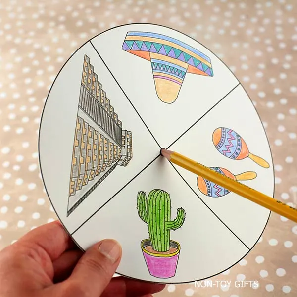 make a hole in the middle of the wheel
