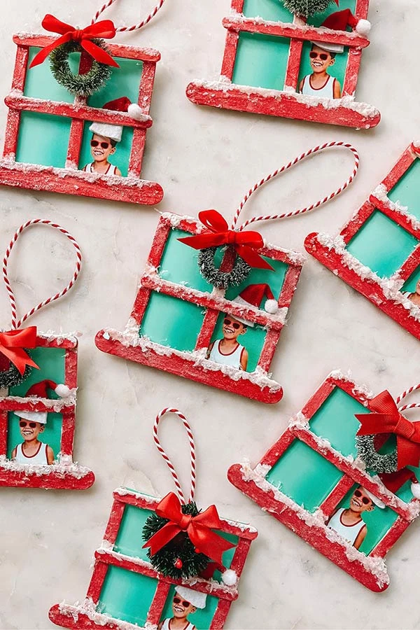 Christmas window ornaments