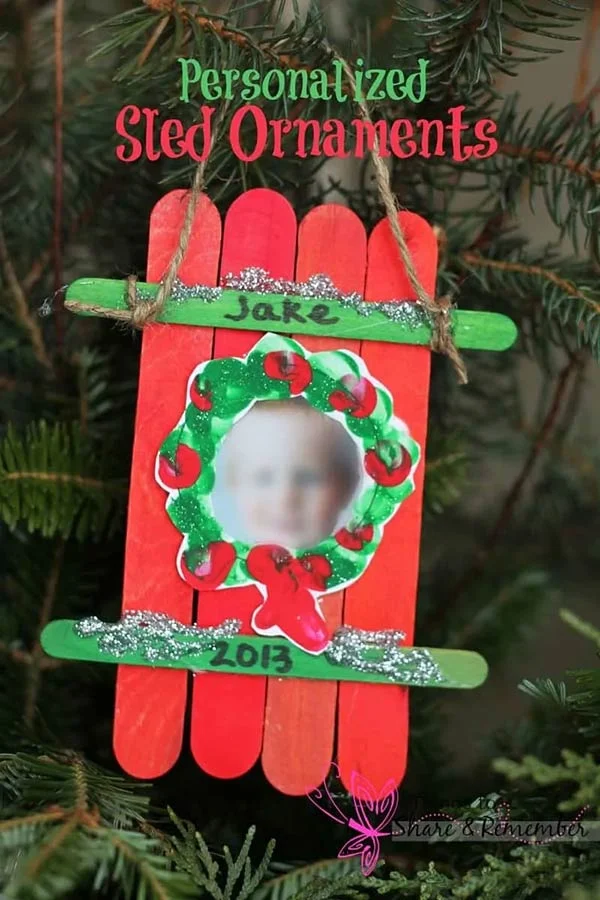 Sled ornament