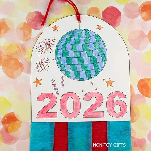 New Year 2026 Printables pack with crafts, decorations, and worksheets
