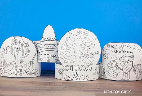 Easy DIY Cinco de Mayo paper hats
