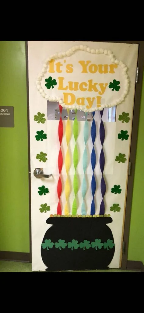 It's Your Lucky Day! Classroom Door Decor Idea