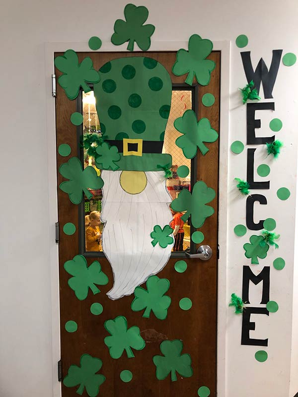 Leprechaun Classroom Door Decor