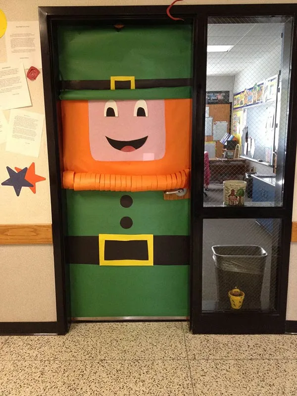 Leprechaun Classroom Door Decor