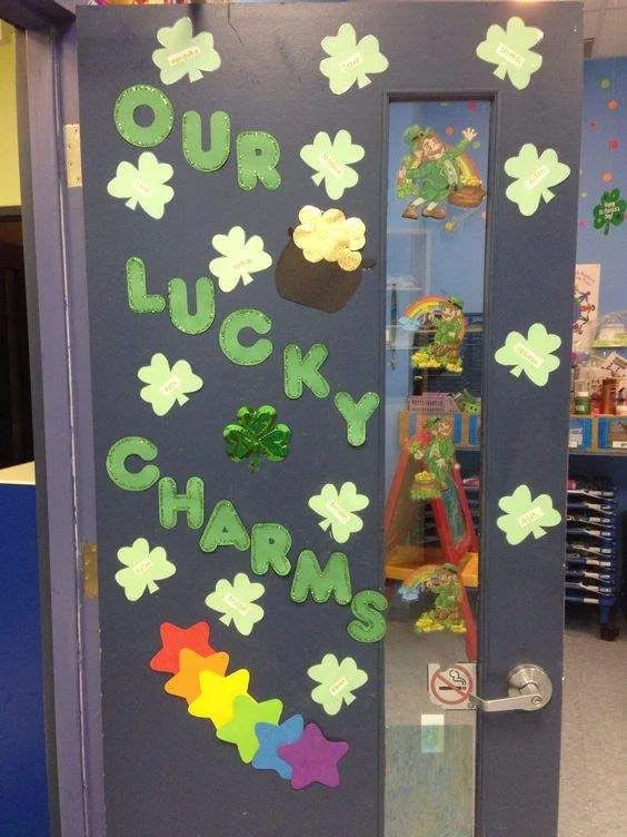 Our Lucky Charms Classroom Door Decor