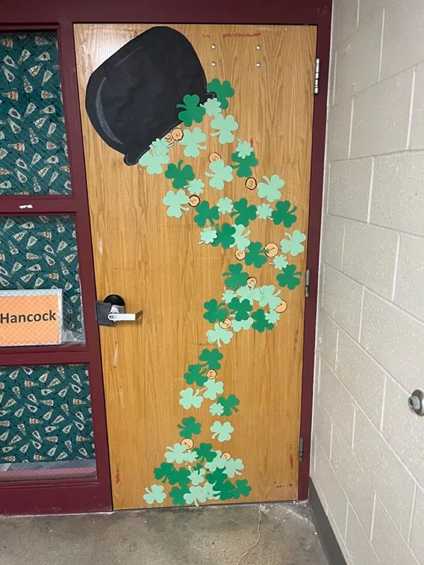 Shamrock Classroom Door Idea